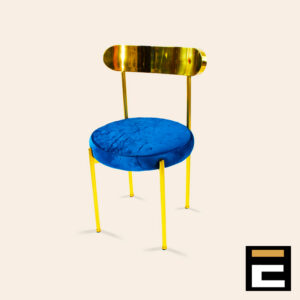 Gold X-Back Chair