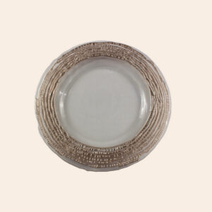 Gold charger plate, elegant model