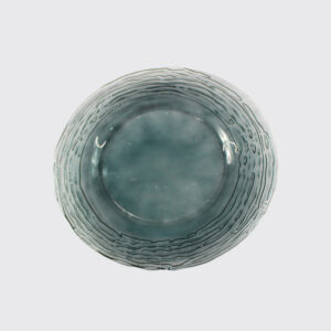 Gray charger plate, elegant model