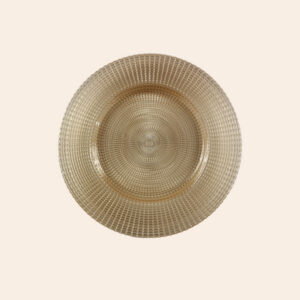 Elegant gold plate for special events