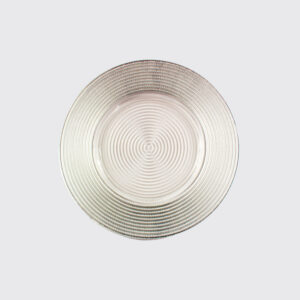 Silver plate, modern and elegant design