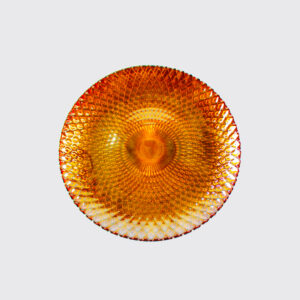 Beautiful and elegant gold-colored plate for any event
